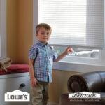 Intercrown Cordless Light Filtering Vinyl Mini Blind